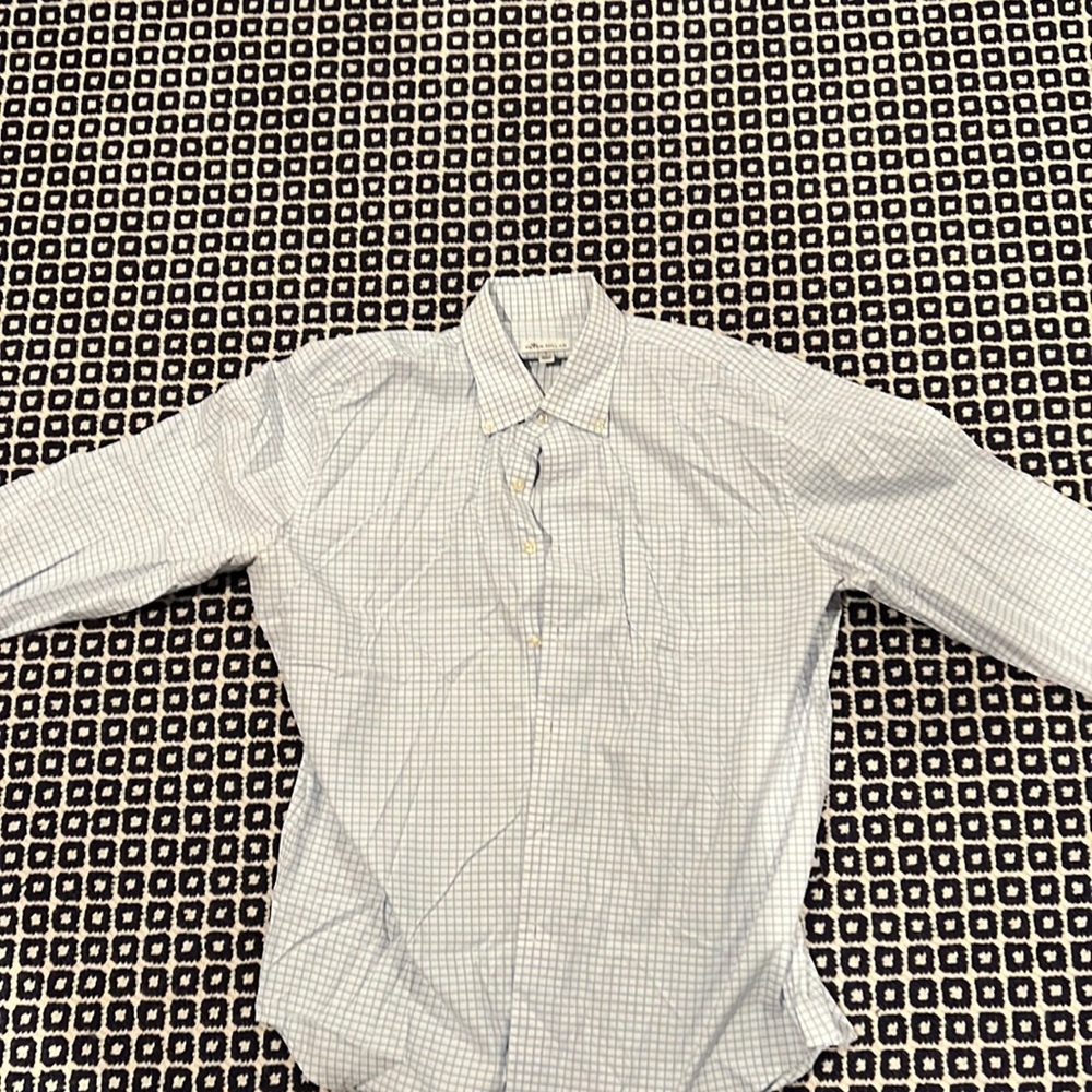 Peter Millar tech long sleeve shirt, large